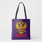 Russisch-orthodoxe Amerikaanse vlag Tote Bag (Voorkant)