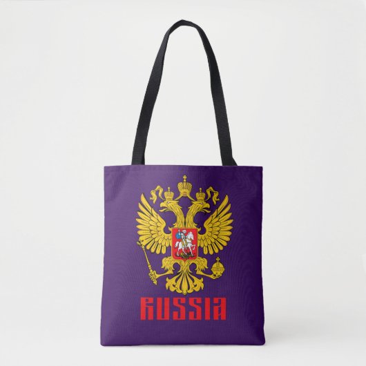 Russisch-orthodoxe Amerikaanse vlag Tote Bag (Voorkant)