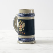 Russisch-orthodoxe Eagle Flag Bierpul (Voorkant links)