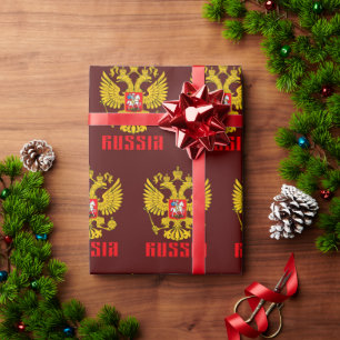 Russisch-orthodoxe Eagle Flag Cadeaupapier