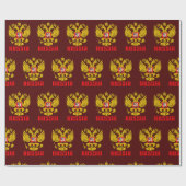 Russisch-orthodoxe Eagle Flag Cadeaupapier (Vlak)