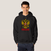 Russisch-orthodoxe Eagle Flag Hoodie (Voorkant volledig)