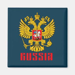 Russisch-orthodoxe Eagle Flag Magneet