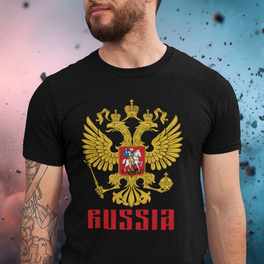 Russisch-orthodoxe Eagle Flag T-shirt