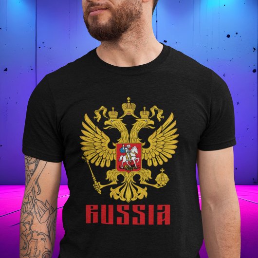 Russisch-orthodoxe Eagle Flag T-shirt