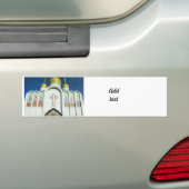 Russisch-orthodoxe kerk bumpersticker (Op auto)