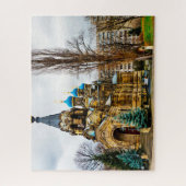 Russisch-orthodoxe kerk Dresden Duitsland. Legpuzzel (Verticaal)