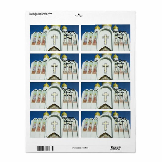 Russisch-orthodoxe kerk etiket (Full Sheet)