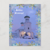 Russisch-Orthodoxe Kerk in het Midden-Oosten Feestdagenkaart (Voorkant)