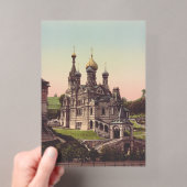 Russisch-orthodoxe Kerk in Moskou Acryl Uitnodigingen (Insitu (Draagbaar))