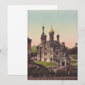 Russisch-orthodoxe Kerk in Moskou Kaart (Voorkant / Achterkant)
