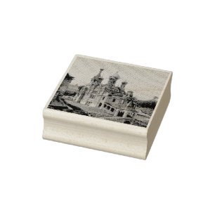 Russisch-Orthodoxe Kerk in Moskou Rubberstempel