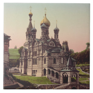 Russisch-orthodoxe Kerk in Moskou Tegeltje
