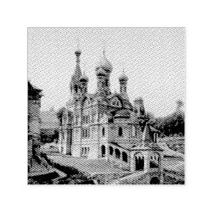 Russisch-Orthodoxe Kerk in Moskou Zelfinktende Stempel