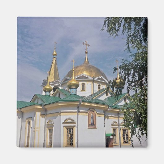 Russisch-orthodoxe kerk in Rusland Magneet (Voorkant)