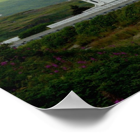 Russisch-orthodoxe kerk op het eiland Unalaska Poster (Hoek)