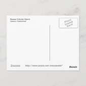 Russisch-orthodoxe kerk van het Briefkaart van Gen (Achterkant)