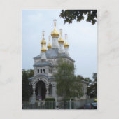 Russisch-orthodoxe kerk van het Briefkaart van Gen (Voorkant)
