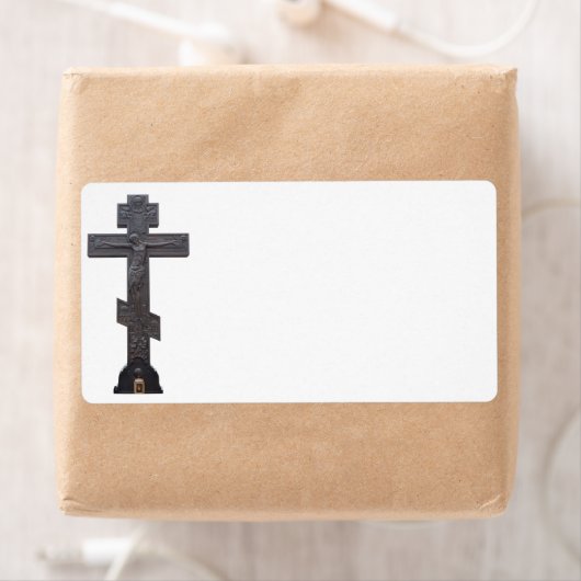 Russisch orthodoxe kruis etiket (Insitu)