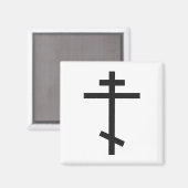 Russisch-orthodoxe kruis magneet (Voorkant / Achterkant)
