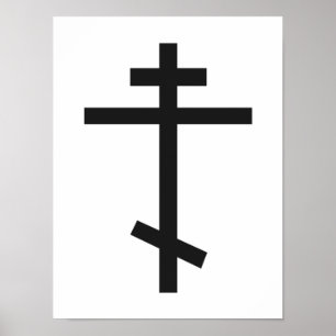 Russisch-orthodoxe kruis poster