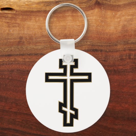 Russisch orthodoxe kruis sleutelhanger (Voorkant)
