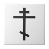 Russisch-orthodoxe kruis tegeltje (Voorkant)