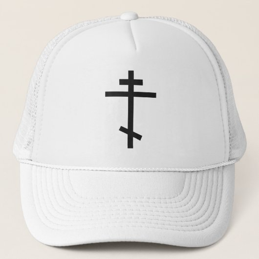 Russisch-orthodoxe kruis trucker pet (Voorkant)