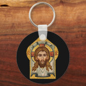 Russisch orthodoxe mozaïekpictogram sleutelhanger (Voorkant)