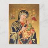 Russisch orthodoxe Pictogram - Maagd Maria en baby Briefkaart (Voorkant)
