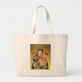 Russisch orthodoxe Pictogram - Maagd Maria en baby Grote Tote Bag (Voorkant)