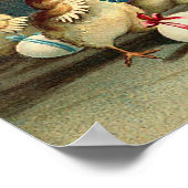 Russisch  Pasen met trein Poster (Hoek)