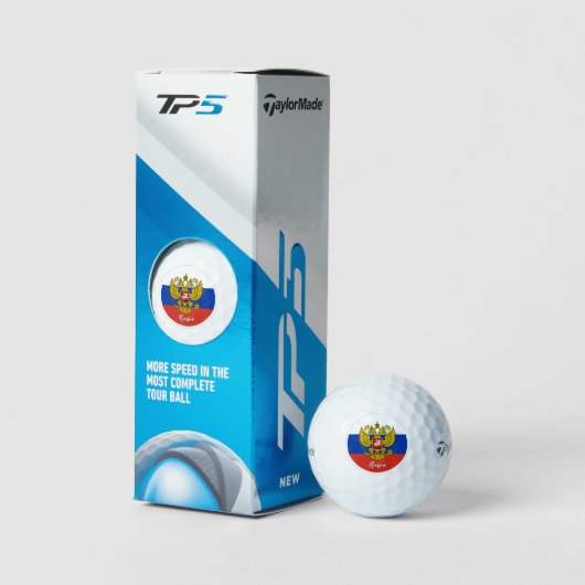 Russisch Patriottisch Vlag Golf Balls, Rusland Golfballen (Verpakking)