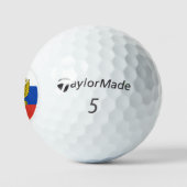 Russisch Patriottisch Vlag Golf Balls, Rusland Golfballen (Logo)