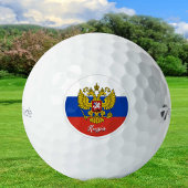Russisch Patriottisch Vlag Golf Balls, Rusland Golfballen