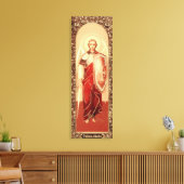 Russisch pictogram Archangel Michael Wrapped Canva Canvas Afdruk (Insitu (Woonkamer))
