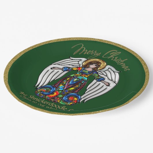 Russisch pictogram Guardian Angel - Gepersonalisee Papieren Bordje (Gekanteld)