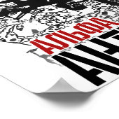 Russisch Poster van de Speznas ALFA-antiterreurgro (Hoek)