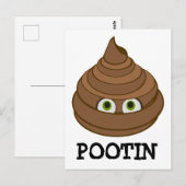 Russisch President Vladimir Poetin Briefkaart (Voorkant / Achterkant)