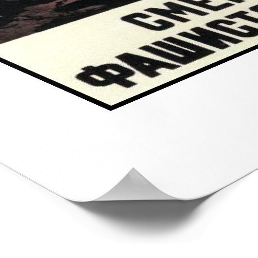 Russisch propagandaPoster uit WWII Poster (Hoek)