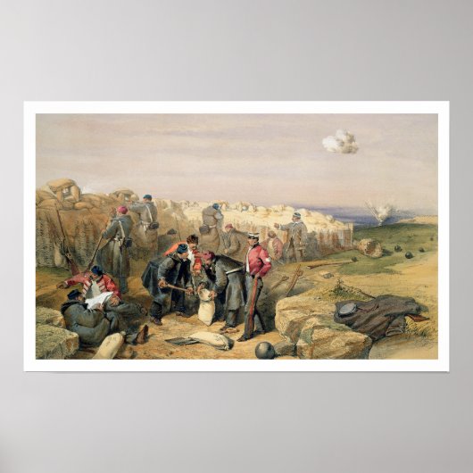 Russisch Rifle Pit (nu Brits), bord uit 'The S Poster (Voorkant)