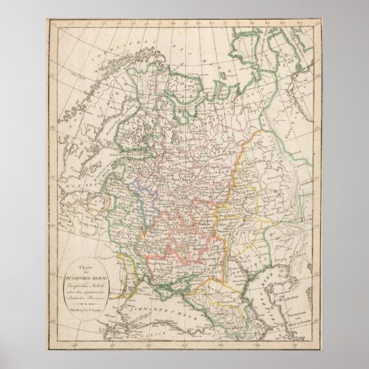 Russisch Rijk, Europa Antheil Poster (Voorkant)