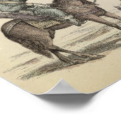 Russisch Rijk in Oost- en Western-Azië Poster (Hoek)