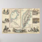 Russisch Rijk in Oost- en Western-Azië Poster (Voorkant)