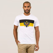 Russisch Rijk Vlag T-shirt (Voorkant volledig)