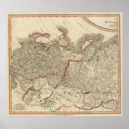 Russisch Rijk west Poster (Voorkant)