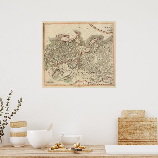 Russisch Rijk west Poster (Keuken)