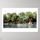 Russisch River Boating Poster Print (Voorkant)