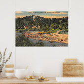 Russisch rivierstrand Poster (Keuken)