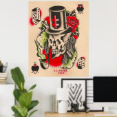 Russisch rokertje poster (Thuiskantoor)